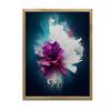 Abstract Charm of the Flower Abstract Charm of the Flower, 50X70 Cm, Wooden Frame Light Oak, Matte Paper 230 Gsm