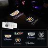 2Pcs Car Door Welcome LED Projector Laser Logo Door Light For Cadillac CT5 CT6 XT4 XT5 XT6 ATS SRX XTS CTS accessories