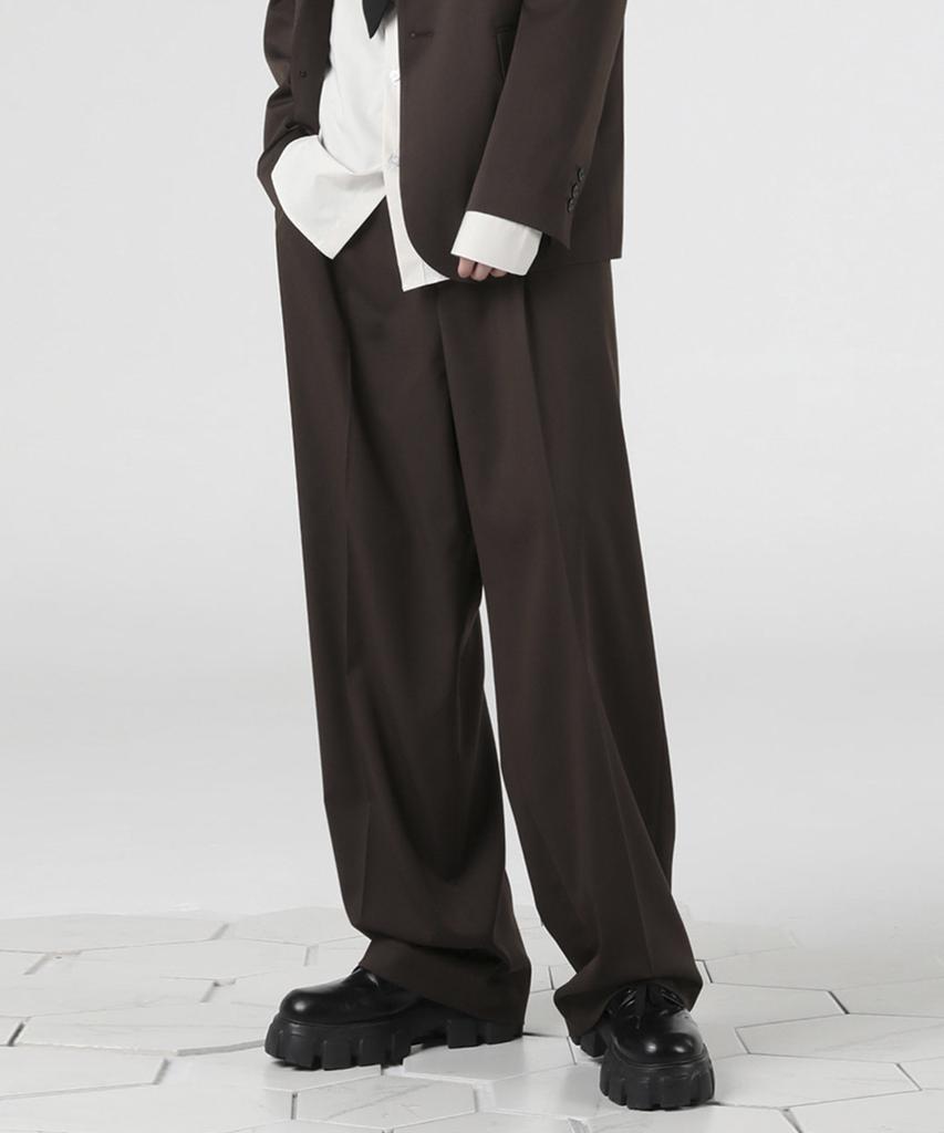 AVANDRESS Modern Onetuck Wide Slacks - 4Col