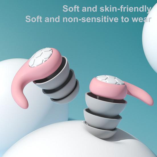 1 пара плавательных берушей Эргономичные Удобные в носке Портативные Водонепроницаемые Мягкие Вкладыши для ушей Защита слуха Многоразовые Унисекс Шумоподавление Силиконовые