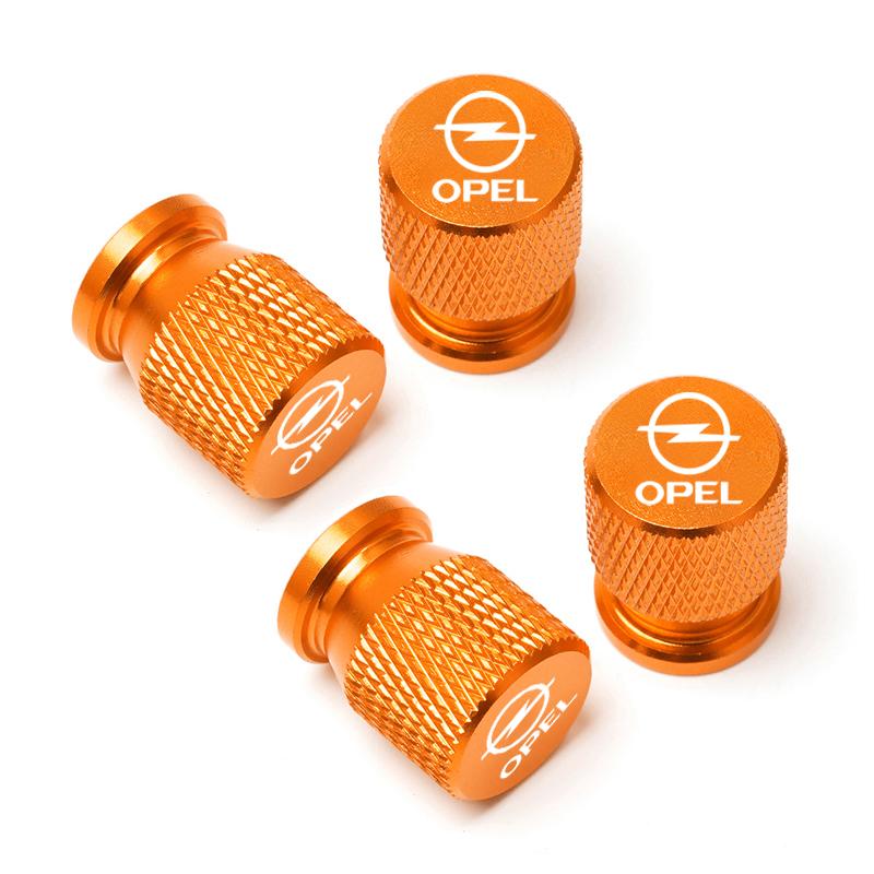 Car Wheel Tire Valve Caps Tyre Stem Covers Airdust Waterproof For Opel Astra GTC Insignia Antara Meriva Zafira Vectra Mokka YN6
