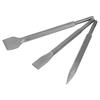3pcs Flat Chisel Hammer Chisel Bit Set Scaling Chisel Concrete Breaker  Demolition Work