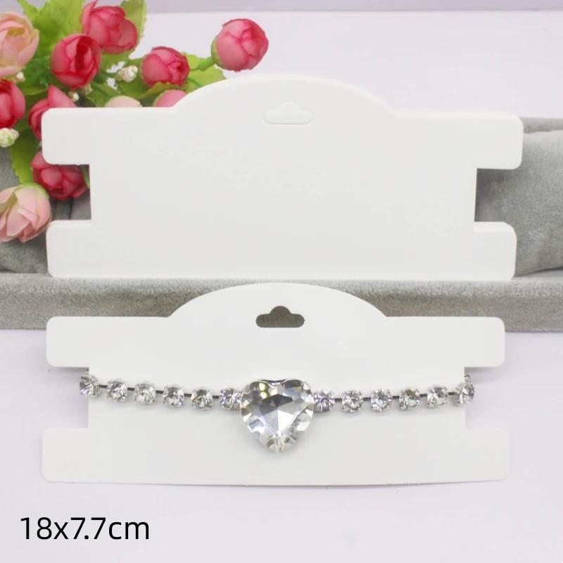 50 шт. белая/черная/крафт-бумага серия заколок для волос ожерелье упаковочная карточка