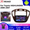 4-ядерный Android автомобильный радиоприемник для Toyota Highlander Kluger 1 XU20 2000-2007 AutoCarPlay стерео SIM WIFI GPS экран
