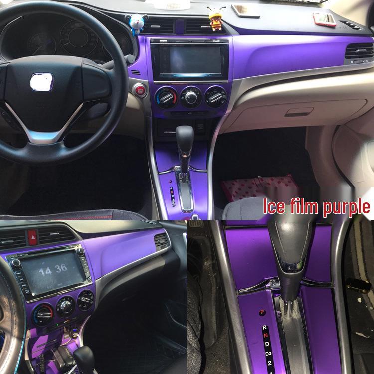 13-18 Lingpai Interior Carbon Fiber Gear Console Anti-Scratch Film