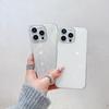 Лазерный чехол для телефона из ТПУ с текстурой пера для iPhone 15 14 13 Pro Max, ударопрочный чехол с блестками