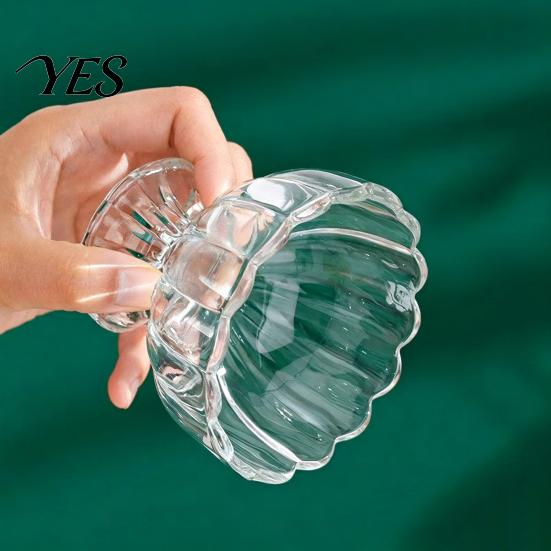 Temperature Resistant Glass Dessert Bowl, Footed Ice Cream Cup, Small Vintage Cup Parfait for Sundae, Fruit, Pudding, Condiment, Snacks, Serving