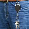 3/5pcs Elastic Key Chain Fly Fishing Retractor Tools Extractor Keeper Retractable Key Chain Zinc Alloy Key Rings