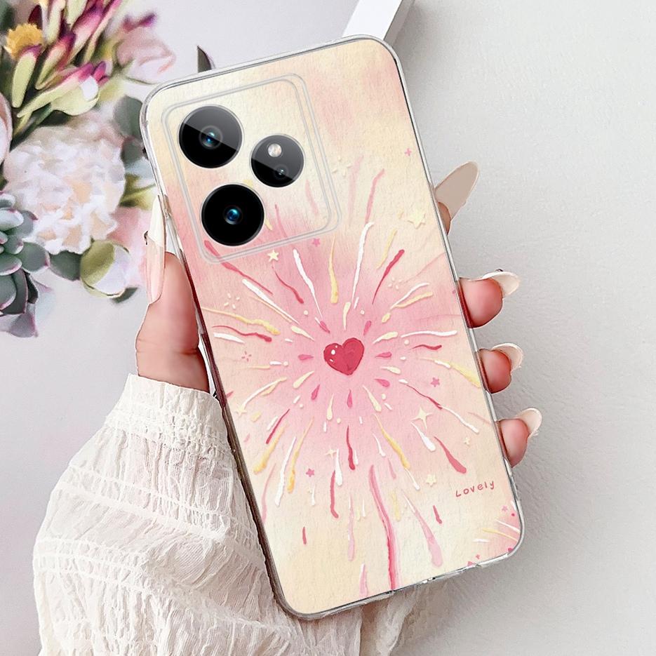 Чехол для Realme GT7 5G RMX5061 Новый Роскошный Расписной Мягкий Тонкий Чехол для Телефона Для Realme GT 7 Pro GT7 T RealmeGT 7T Fundas Бампер