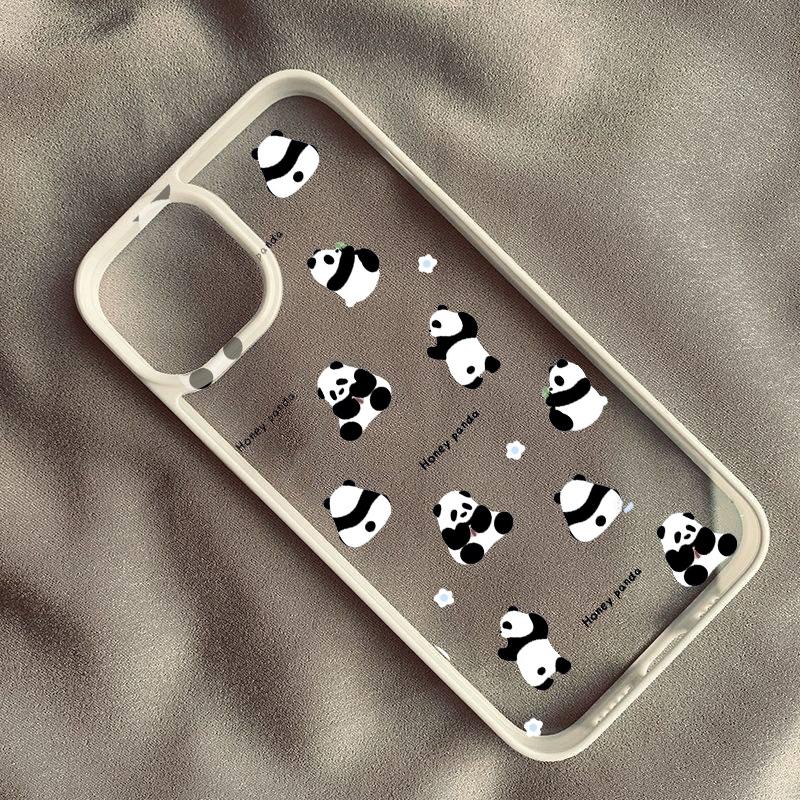 Trendy Playful Panda & Bamboos Phone Cases,For iPhone 11 12 13 14 15 16 17 Pro Max Pro Plus, Lightweight Soft Protective Cover