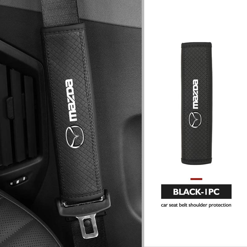 2025 Hot Car Seat Safety Belt Shoulder Protection Strap Pad Accessories For Mazda Atenza Axela MX30 CX30 CX3 CX9 MX5 RX8 RX7