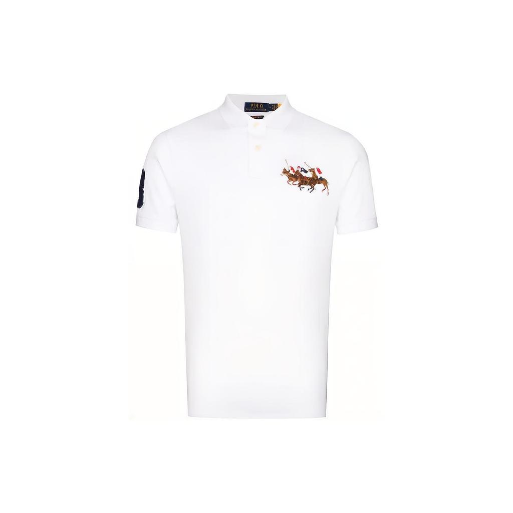 Polo Ralph Lauren Triple Pony Embroidered Polo Shirt 710814437-002