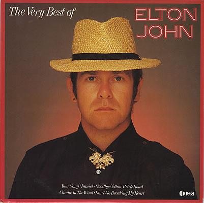 LP Record ELTON JOHN The Very Best Of Elton John NS4116 Ktel 1980 Scandinavi Rock Used
