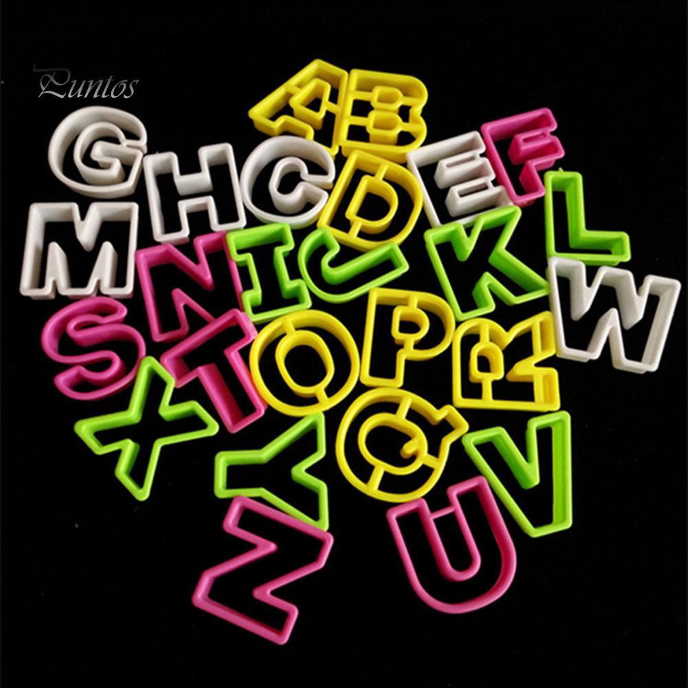 Пластиковая форма Puntos AZ 26 с буквами, формочка для печенья, помадки, украшения торта, форма для выпечки