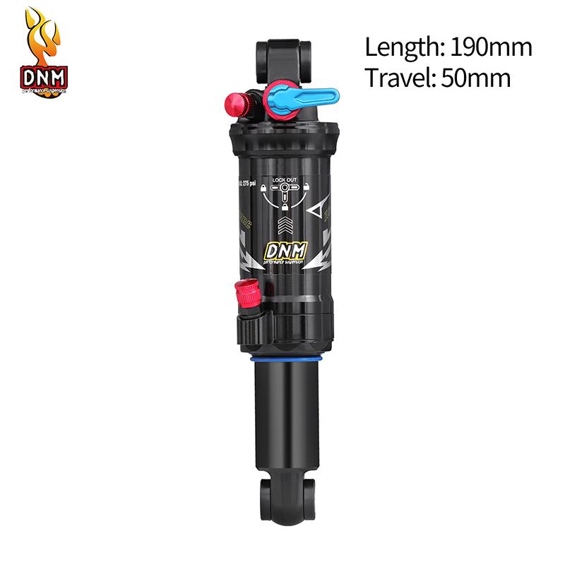 Воздушный амортизатор DNM 39RC 165/190/ 200 мм С регулировкой демпфирования 3-ступенчатая блокировка Двухкамерный Задний амортизатор для MTB Зимнее катание