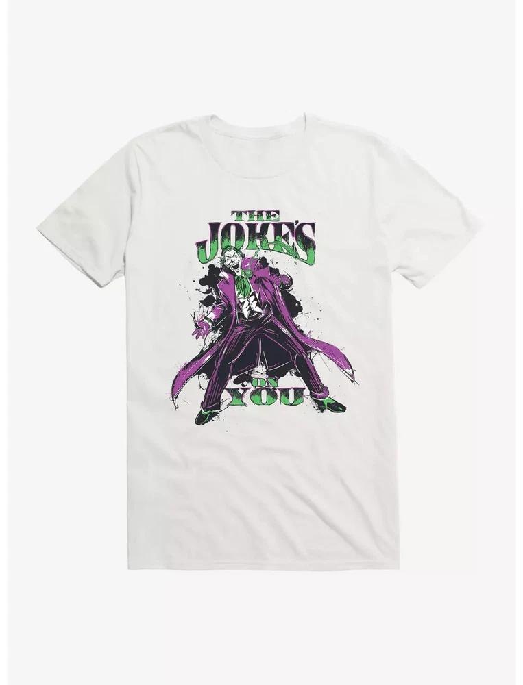 Comics The Joker Jokes On You White TShirt