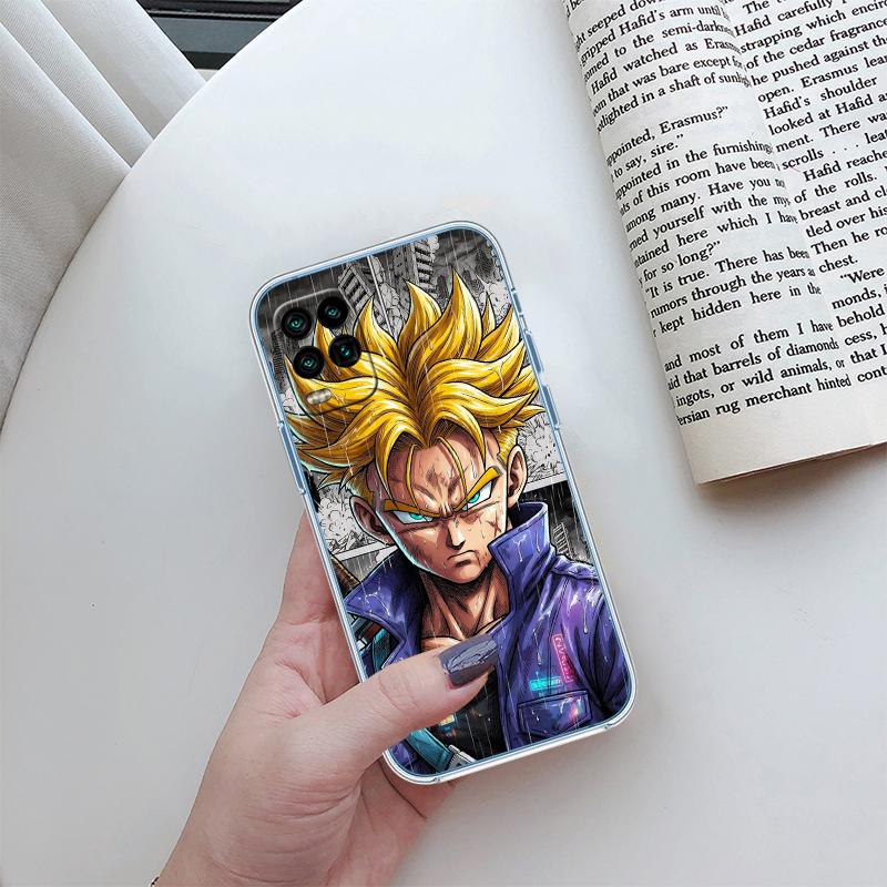 BH22 Dragon Ball Vegeta Transparent Phone Case for Motorola Moto Edge 20 30 40 50 S30 Fusion Ultra Pro Neo Lite + G200 G23