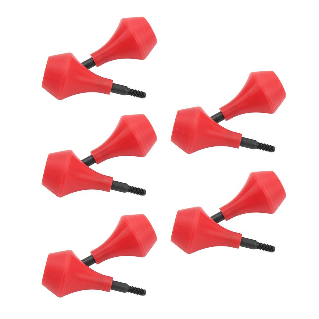 10PCS Archery Arrow Head Safety Arrow Tips Screw In Nylon Archery Accessory for Hunting Game Practice Kids Adults Red