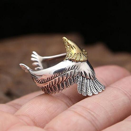 Ring Vintage Eagle Ring Shape Men