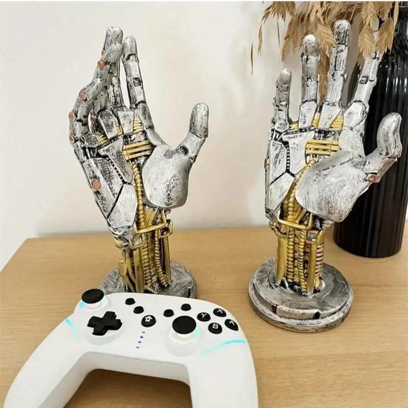 Киберпанк 3D Робот Игровой контроллер Стенд Поделки, подходит для офиса, домашнего декора, Рождества, Хэллоуина, подарков на день рождения, par
