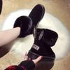 Womens Ankle Snow Boots Winter 2025 Booties Shoes for Women Flat Tabi Demi-season Comfrtable Spring Trend On Promotion Boot Sale
