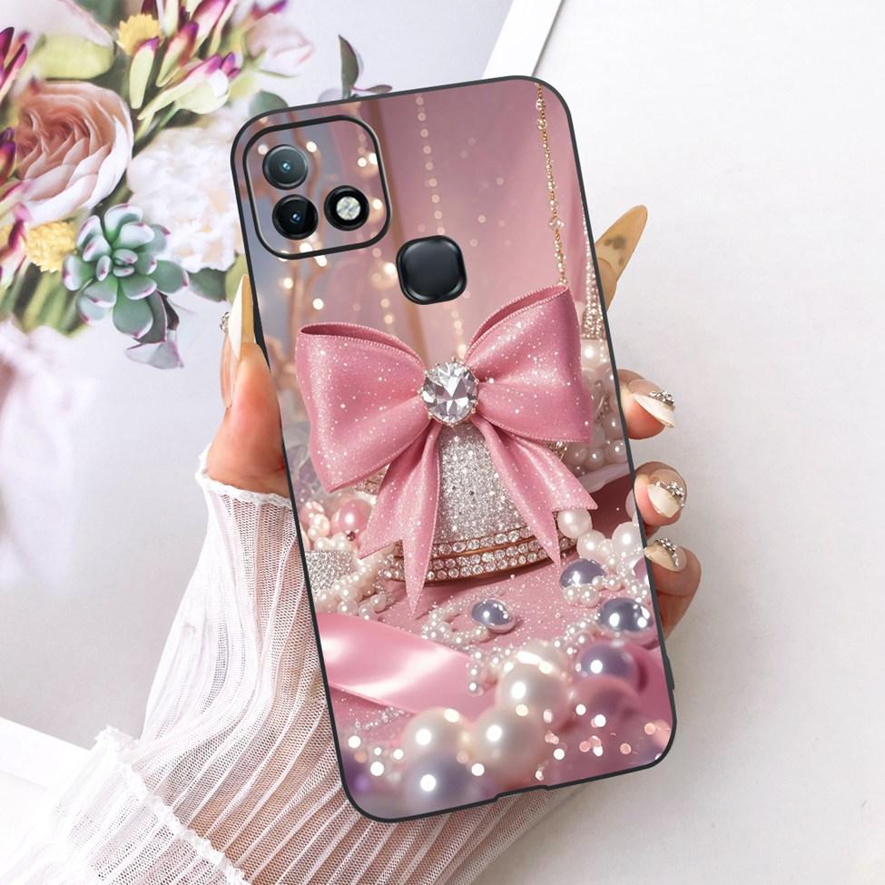 For Infinix Hot 10i Case Luxury Butterfly Fashion Girls Boys Cute Painted Casing For Inifnix Hot 10i X659 X659B X658E Cover