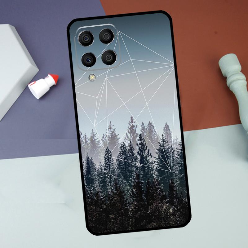 Forest Geometry Wood Nature For Samsung Galaxy M14 M34 M54 M15 M35 M55 M13 M23 M33 M53 M31 M51 M20 M12 M52 M06 M16 Case
