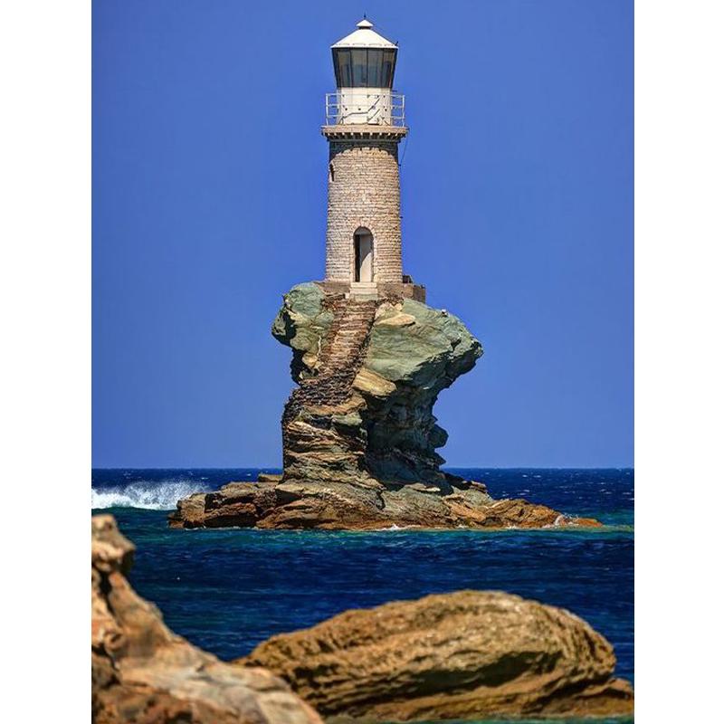 Seascape Lighthouse Romantic Diamond Painting Cross Stitch Kit 40x50CM Diamond Mosaic
