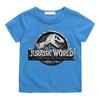 Jurassic World T-shirt 100%Cotton Camisetas Casual Kawaii Cute Boys/ Girls Cartoon Tee-shirt Children Funko Cartoon Soft Tshirt