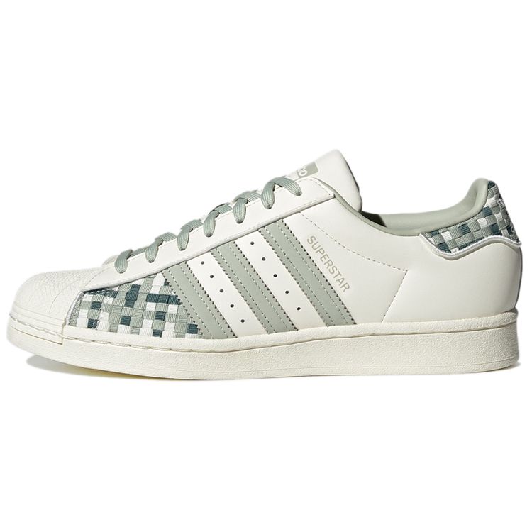 Adidas Originals Superstar Casual Low-Top Sneakers Women Sneakers White Green GY4156
