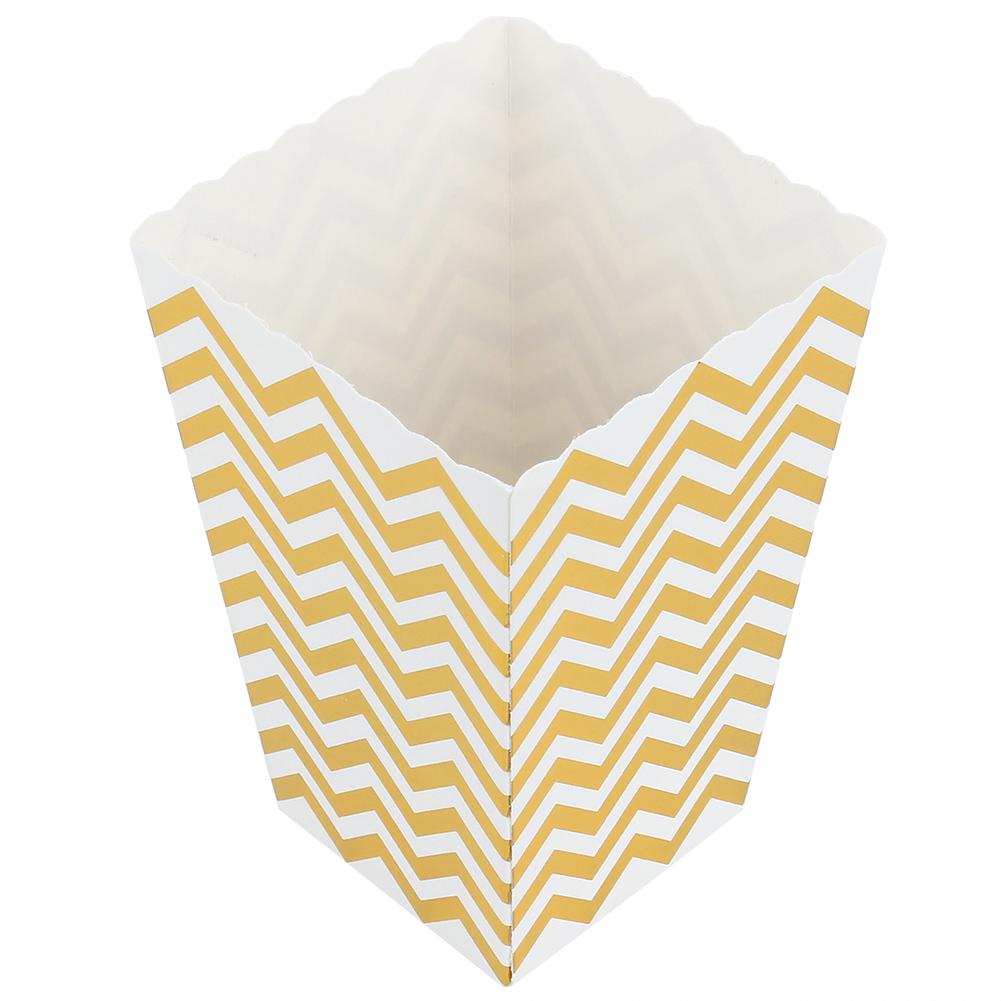 60 шт полосатые пакеты для попкорна коробки для угощений на день рождения детей киновечеринка горячие