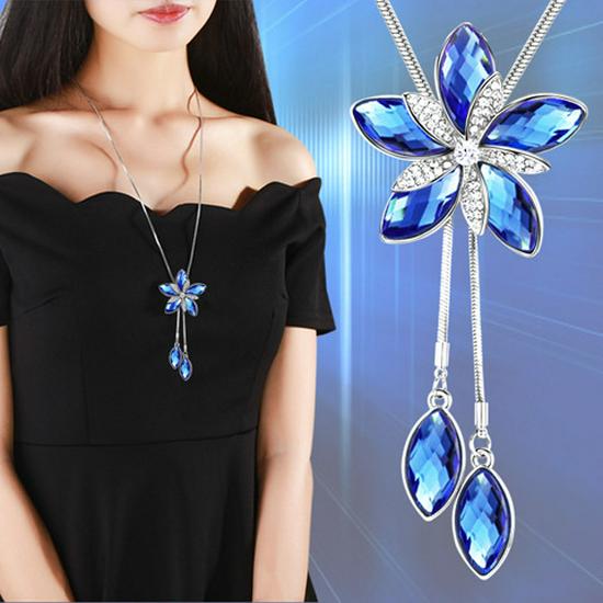 Элегантное ожерелье-цепочка с кисточкой для женщин - Универсальный, высококлассный европейский и американский дизайн для осенне-зимней моды