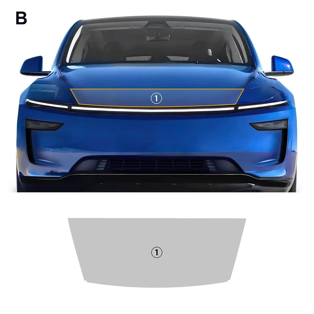 TPU Protective Film For Tesla Model Y Juniper Launch 2025 2026-UP Front Door Rear Door Extended Bumper Lamp Invisible Car PPF