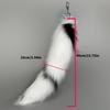 Faux Animal Tail Keychain Colorful Keyring 40cm Plush Furs Pendant Accessory for Bags and Car Keys Soft Decorative Charm