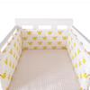 Soft Pure Cotton Removable and Washable Baby Crib Bumper, Anti-Collision, One-Piece Design