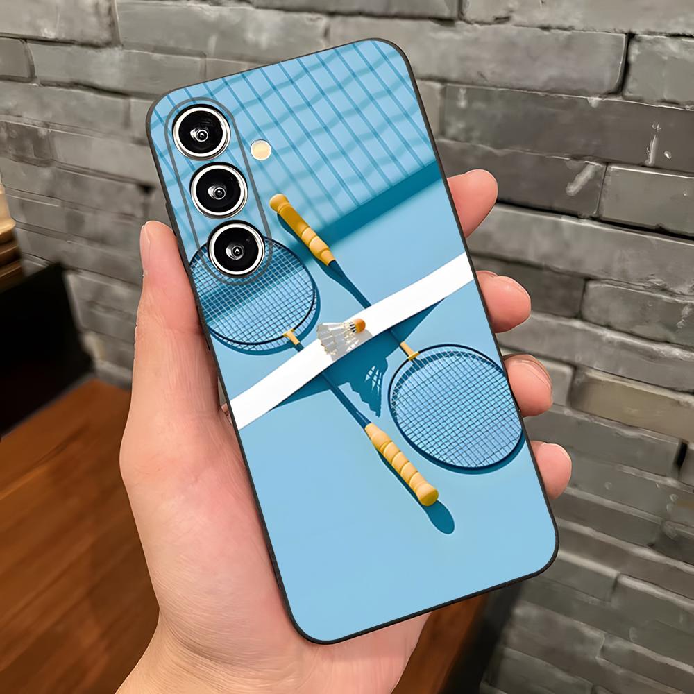Sport Badminton Cool Phone Case For Samsung S26 S25 Plus S20 S20 Plus S22 Ultra S23 FE S21 Plus S21 Ultra Soft Cover