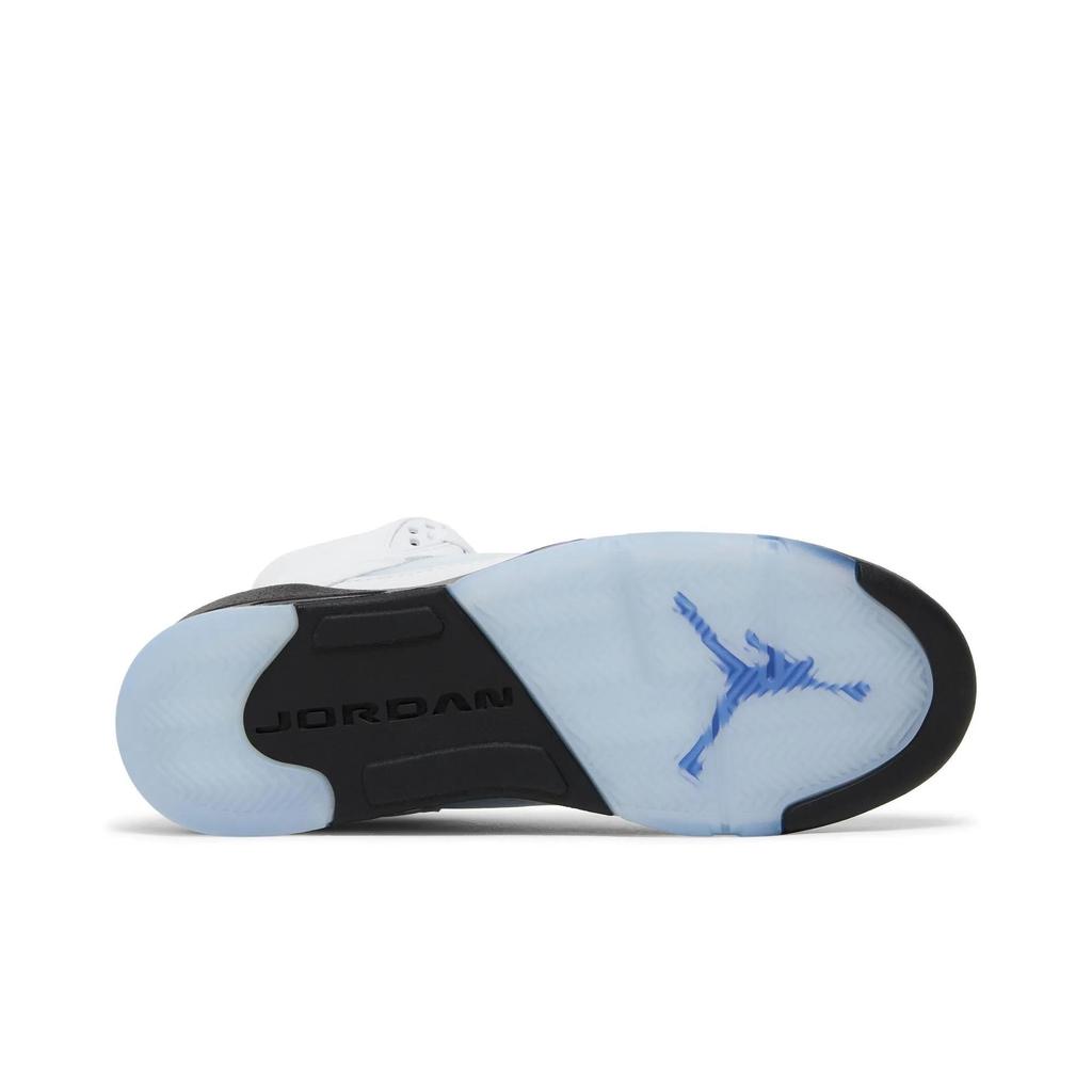Air Jordan 5 Retro Grade School 'Concord' (Unisex) White / Dark Concord / Black Kids' Basketball Shoes 440888 141
