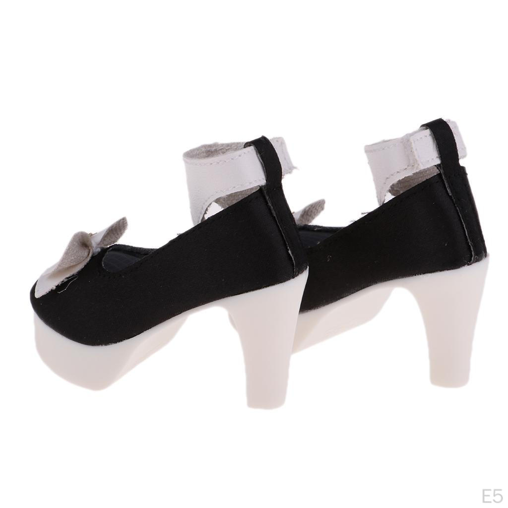 Модные мини-туфли на высоком каблуке с бантом для куклы 1/3 BJD SD Dollfie, аксессуары для праздничной одежды