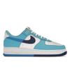 Air Force 1 07 LV8 Split - Light Photo Blue Men Sneakers White Deep-Royal-Blue Baltic-Blue DZ2522-100