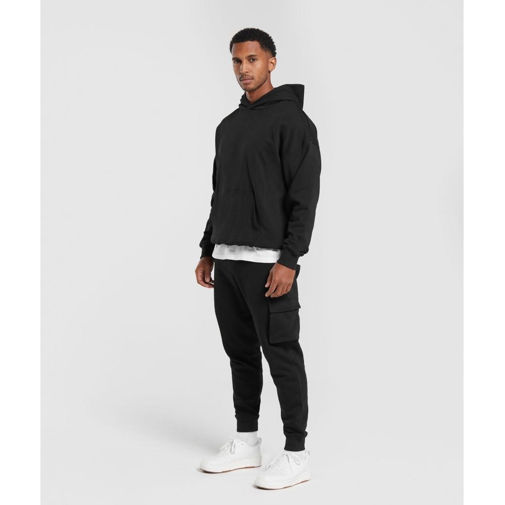 Gymshark Rest Day Essentials Hoodie Black A3a8z Bb2j
