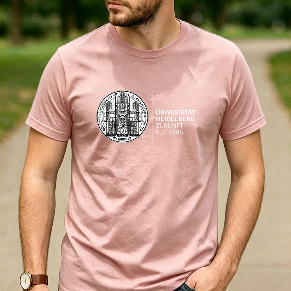 Vintage Retro Universitt Heidelberg Logo Cotton Graphic T Shirt Unisex Short Sleeve Alumni Graduate Holiday Graduation Gift Tee