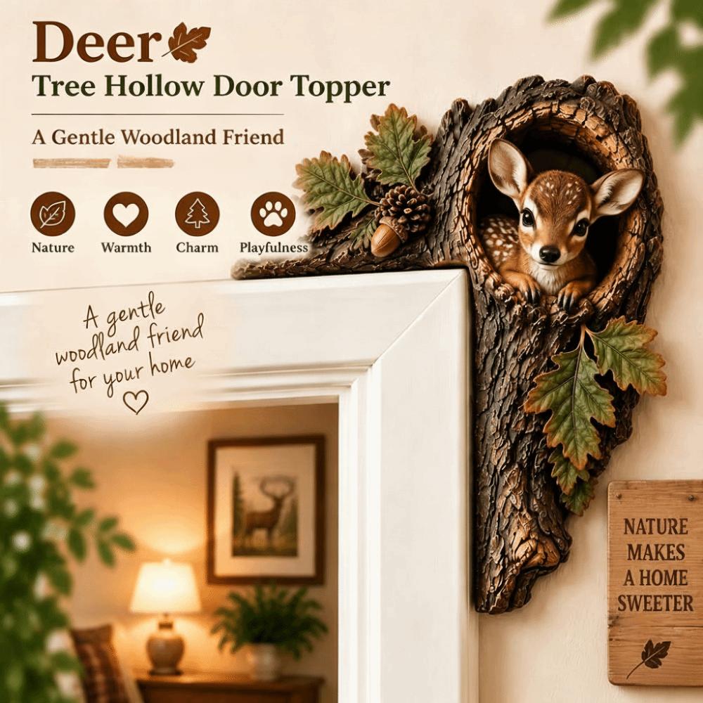 Wooden Door Corner Pendant Modern Animal Door Sign Gate Top Decoration Owl Door Frame Home