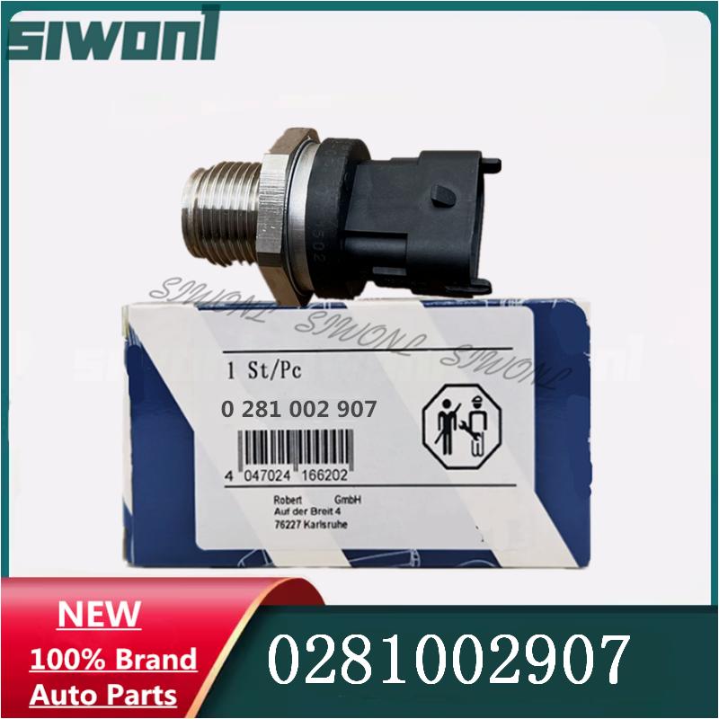 0281002907 Diesel Fuel Rail Pressure Sensor For Chevrolet Blazer Colorado Nissan Navara Xterra 2.8 D TDI M18x1.5