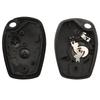 1Pc Black Car Key Case Replacement Case Button Remote Control Cover Keychain For Renault Dacia Modus Clio 3 Twingo Kangoo 2
