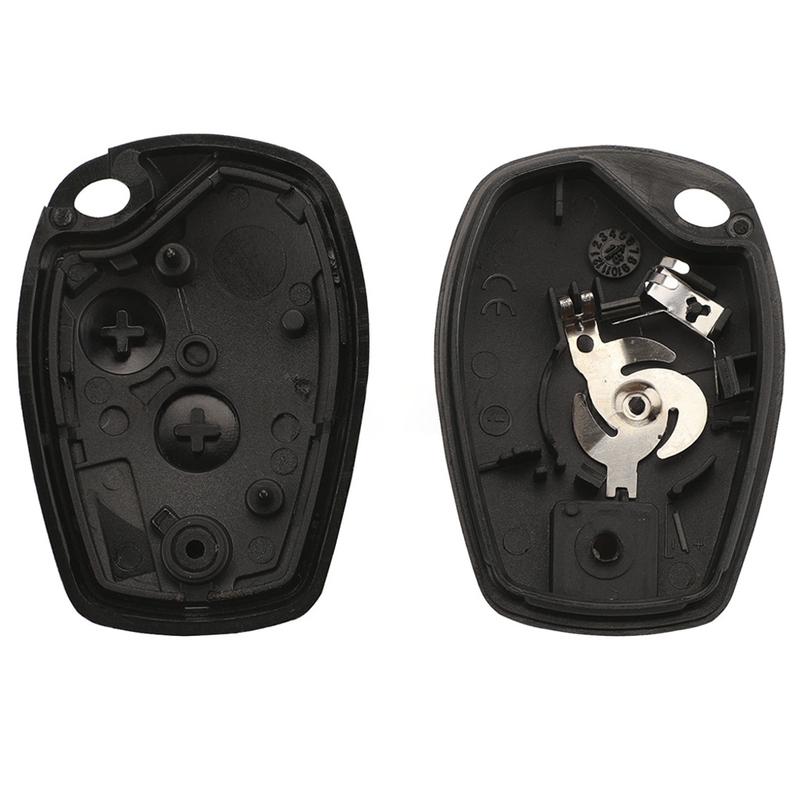 1Pc Black Car Key Case Replacement Case Button Remote Control Cover Keychain For Renault Dacia Modus Clio 3 Twingo Kangoo 2