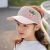 Toddler Sun Protection Cap With Breathable Polyester And Curved Visor For Outdoor Travel And Cycling