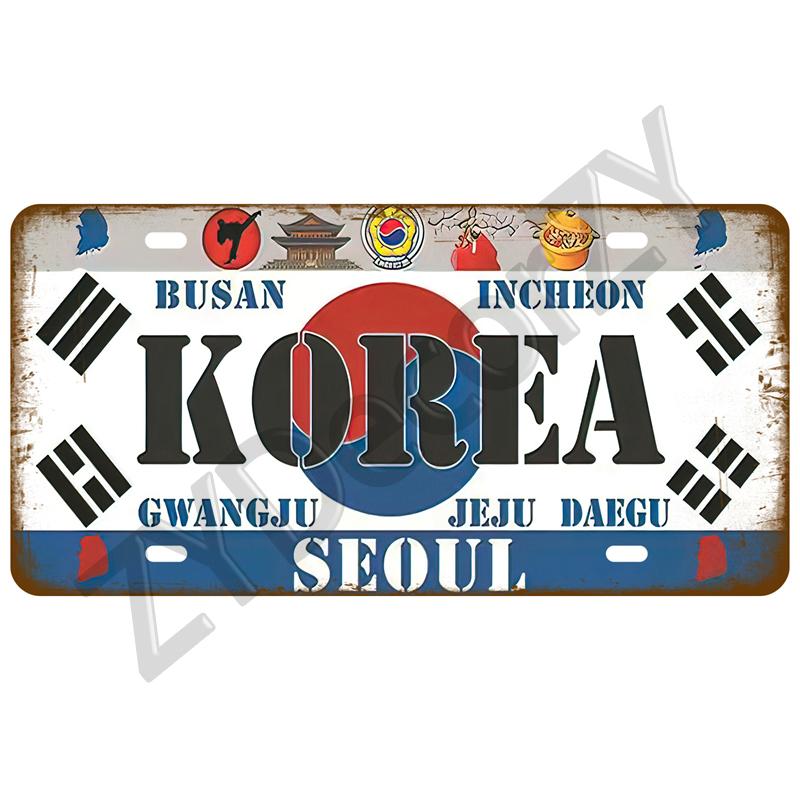 Флаг страны Жестяная табличка с флагом Франция Испания Германия Жестяная табличка для стены Домашний ресторан Ремесло Бар Декор Металлическая табличка Мексика США