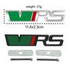 3D Логотип Автомобиля Skoda VRS: Новые эмблемы задней части и решетки радиатора Octavia RS, Fabia, Superb, Rapid