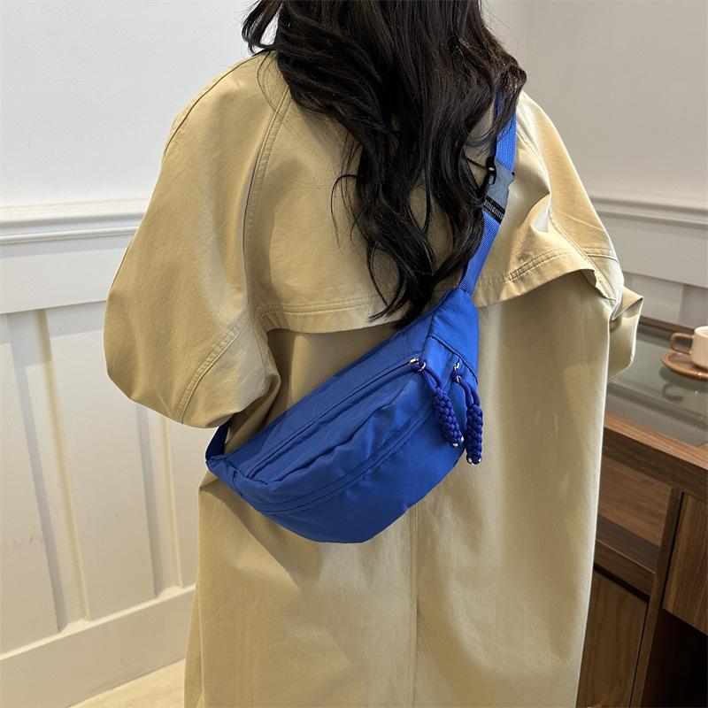 Niche Fanny Pack Повседневная Простая Сумка На Плечо Простая Модная Сумка-Месседжер Нагрудная Сумка Трендовая Спортивная Сумка