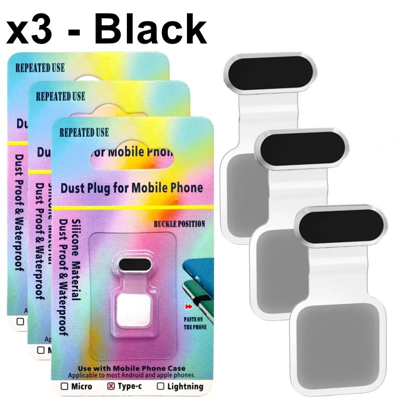 Type C Metal Dust Plug Anti-dust Adhesive Charging Port Protector Cap for IPhone 17 16 15 ProMax TypeC Protective Cover Dustplug2